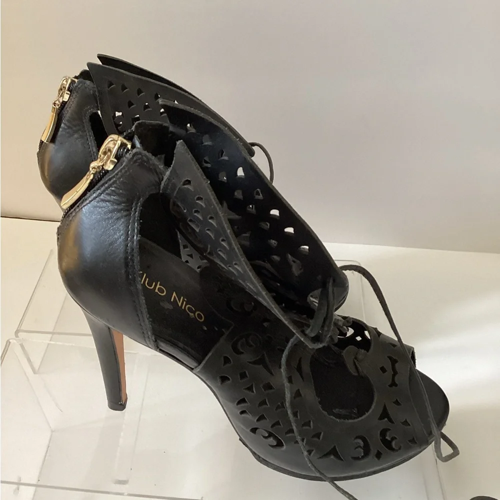 Klub Nico leather gladiator style heels - Picture 2 of 6